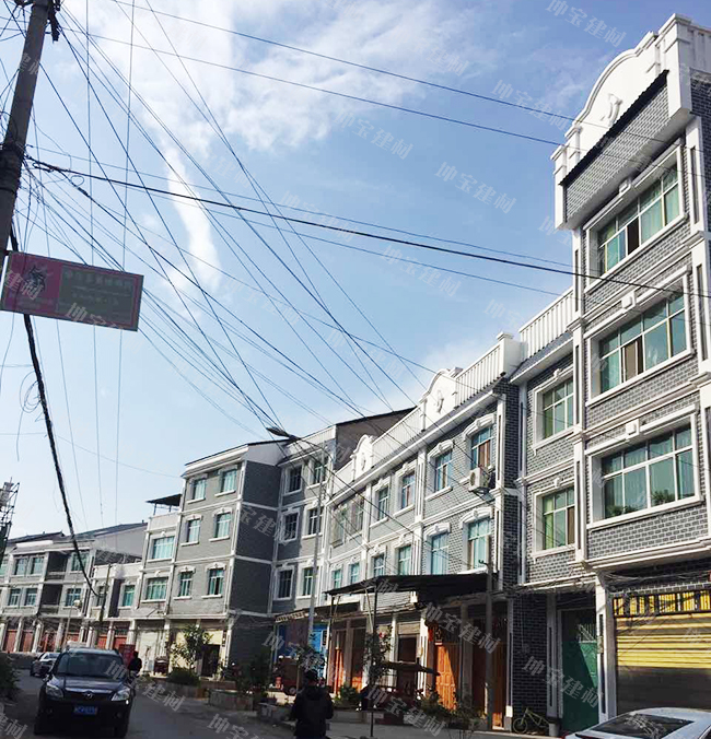舊城換新顏，遵義白泥鎮(zhèn)樹脂瓦風貌改造提升城鎮(zhèn)品位