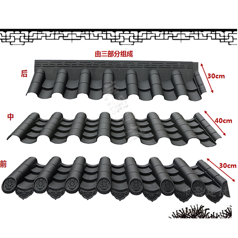 古瓦新制，樹脂仿古瓦為現(xiàn)代仿古建筑添磚加瓦